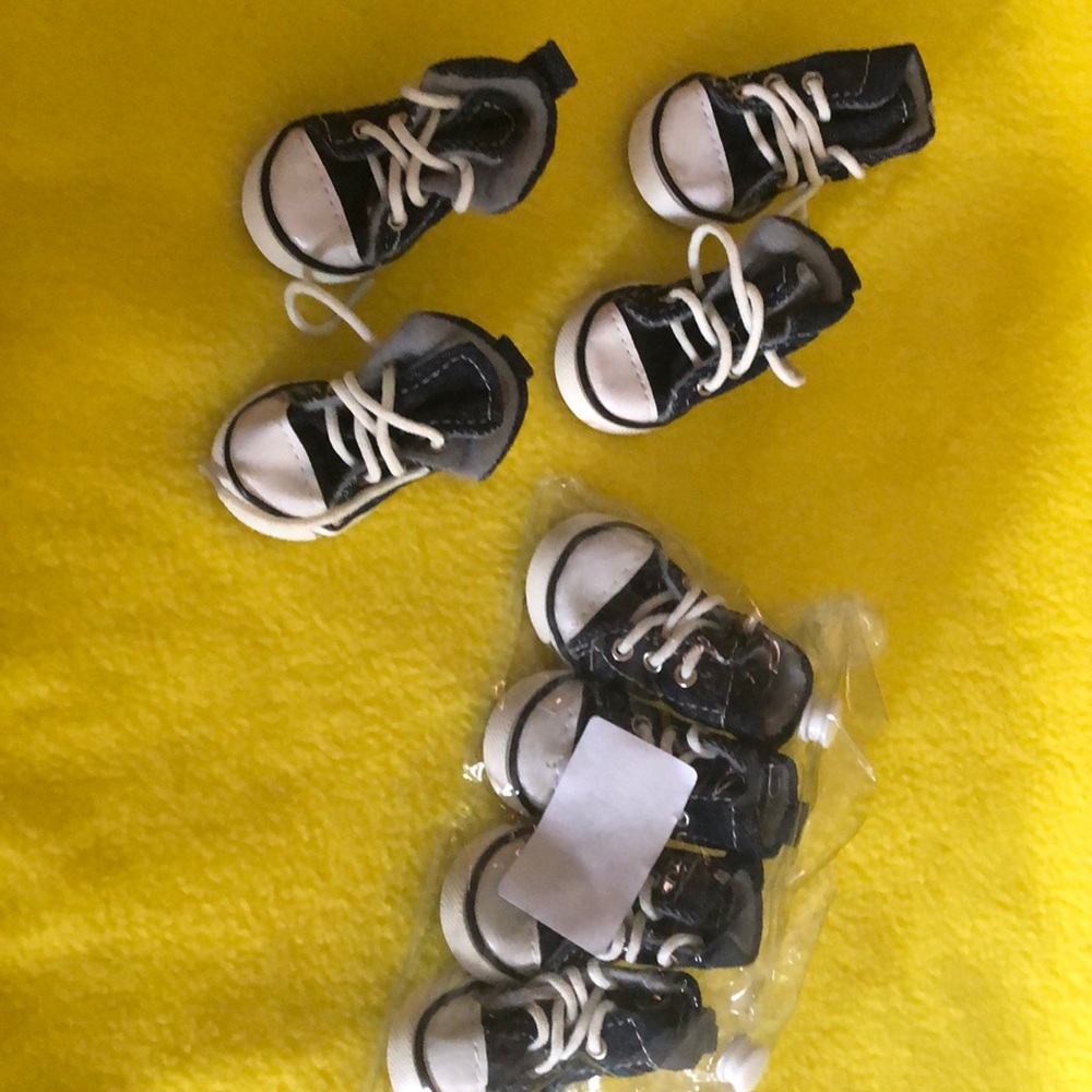 Converse Doggy shoes (set of four) each $12
